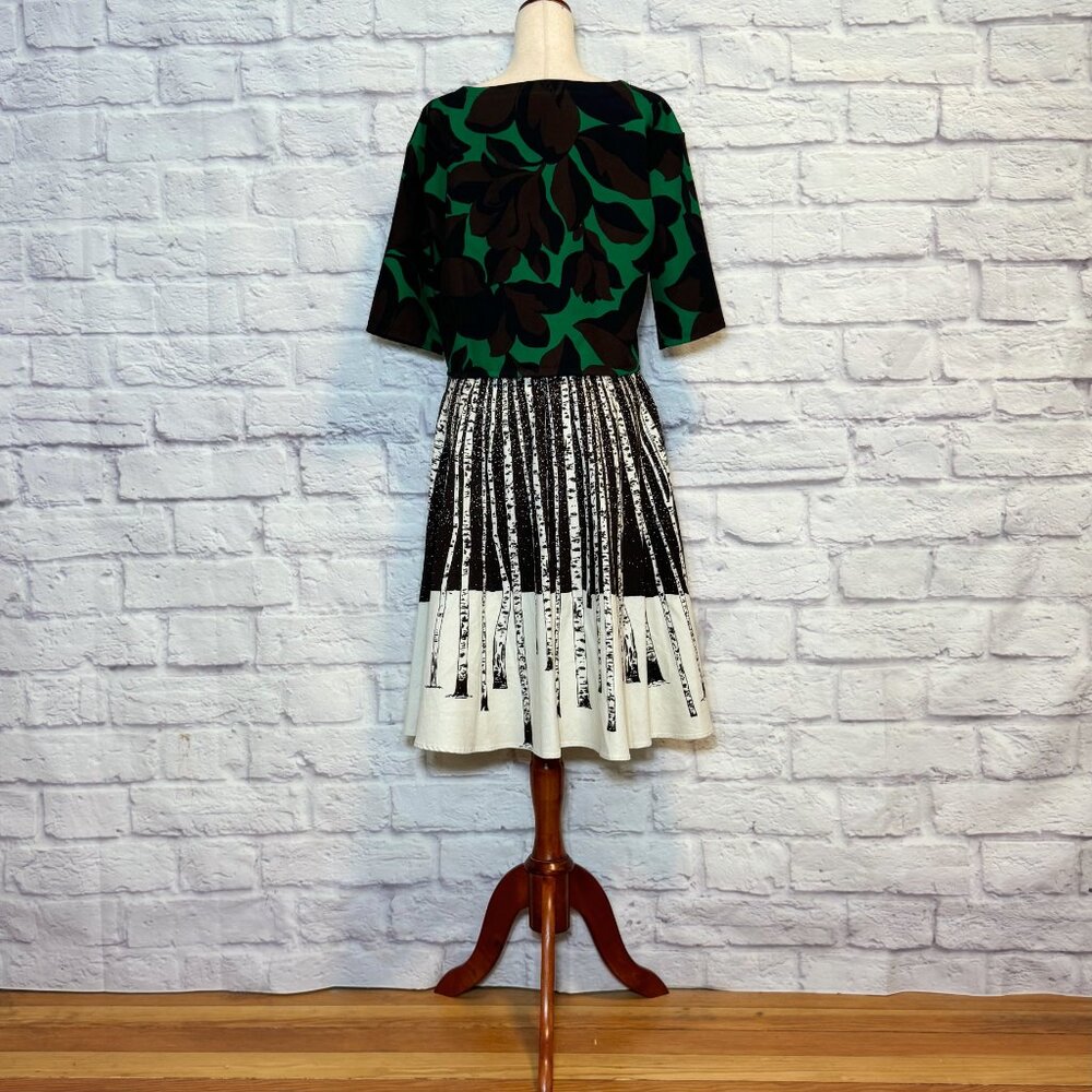 Kara-Line Green Floral Cropped Top - Picture 6 of 9